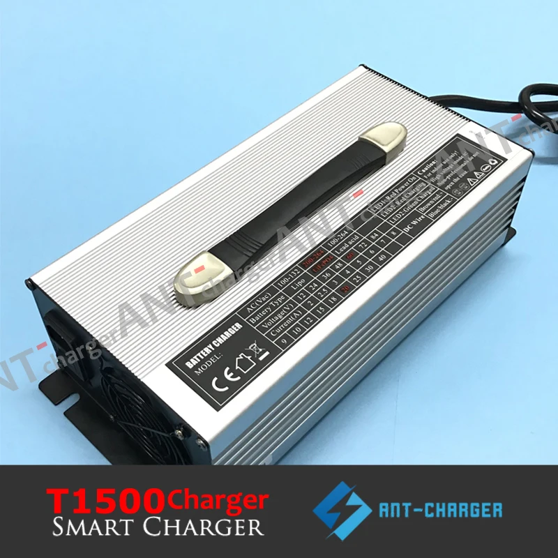 Множественная защита заказной 1500 W 42 V 30A интеллектуальное зарядное устройство 36