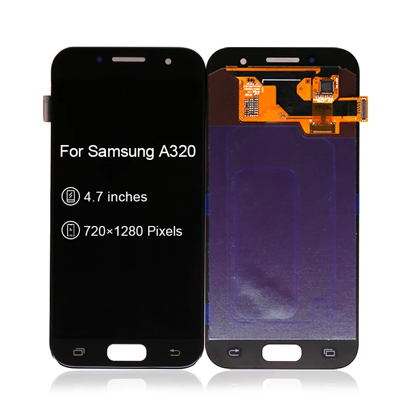 AMOLED для samsung Galaxy A3 ЖК-дисплей+ кодирующий преобразователь сенсорного экрана в сборе экран для samsung A320 lcd