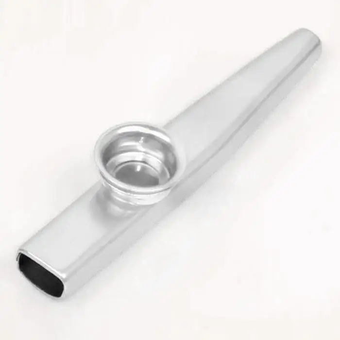Простой дизайн легкий kazoo алюминиевый сплав металл для гитара музыкальный инструмент для любителей музыки 12*2,5 см 6 цветов
