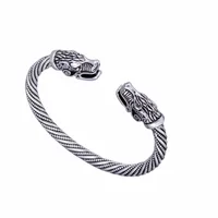 Lemegeton Indian Jewelry Wolf For Women Fashion Accessories Viking Bracelet Men Wristband Cuff Bangles Teen Wolf