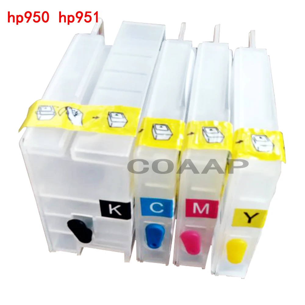 4PCS Refillable hp950 951 Empty Cartridge for Officejet Pro 8600 Plus e
