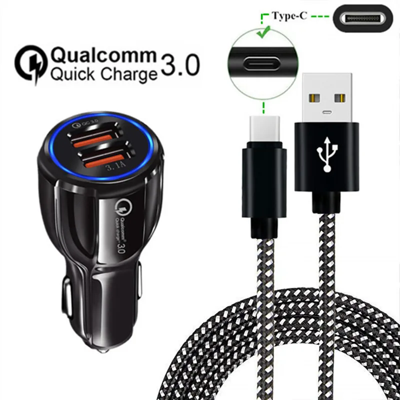 

Short 2m Type C usb fast QC 3.0 EU Charger cable For Huawei P20 pro Mate 20 lite for Google Pixel 2 XL Honor 9 10 HTC U11 life