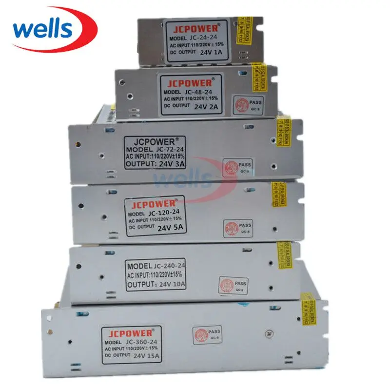 Трансформатор освещения DC5V 12V 24V 1A 5A 10A 20A 30A 60A светодиодный свет драйвер для блок питания светодиодной ленты 60W 100W 200W 300W 600W