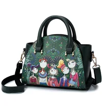 Вентичи женская сумка зеленый лес женские Сумки из искусственной кожи роскошные женские сумочки женская сумка-мессенджер