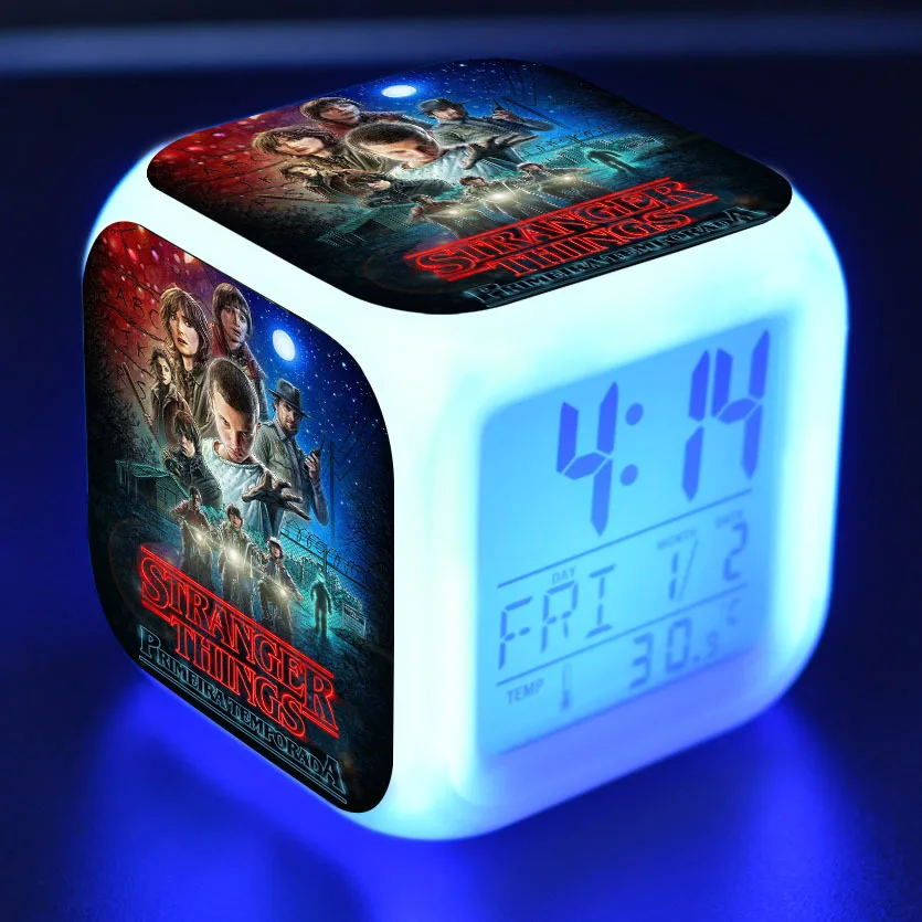 Электронные часы Stranger Things детский будильник светодиодные игрушки цифровые