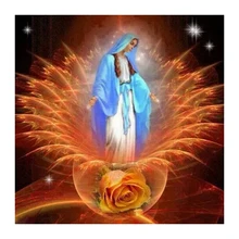 Мандала 5d на заказ Алмазная картина религия Роза вышивка крестиком Рождество Санта Клаус hibah домашний декор pintura Алмазная мозаика Круз