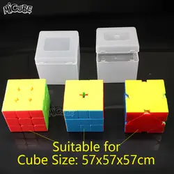 Box защиты 3x3x3 Magic Cube подходит для 3x3 SQ1 Cube ящик для хранения полупрозрачные Пластик экономии