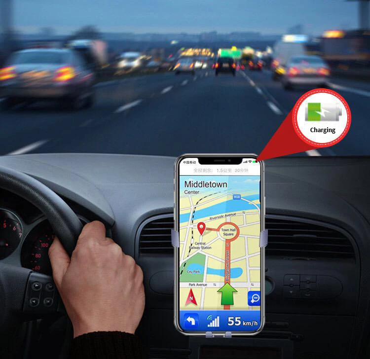 cell phone wireless car charger stand (5)