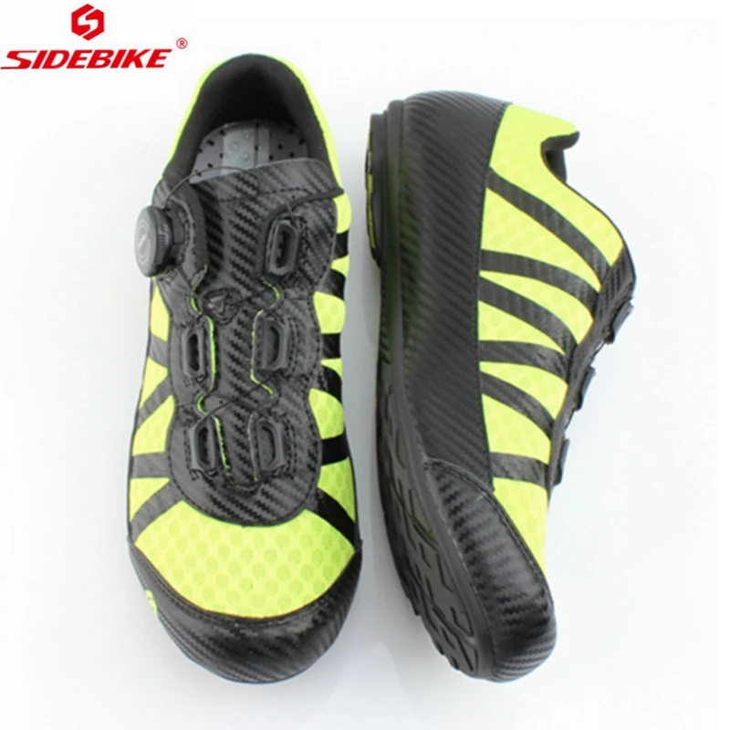 

SIDEBIKE New Non-lock Cycling Shoes Man Women Breathable MTB Bike Shoe Leisure Size EU36-46 Road Bicycle Comfortable Flat Shoes