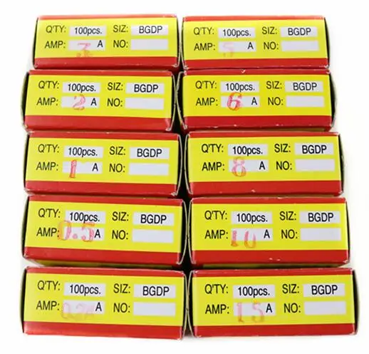 

5*20mm Glass Fuse 5A 250V Fast Fuse 5*20 F5A 5000MA 250V