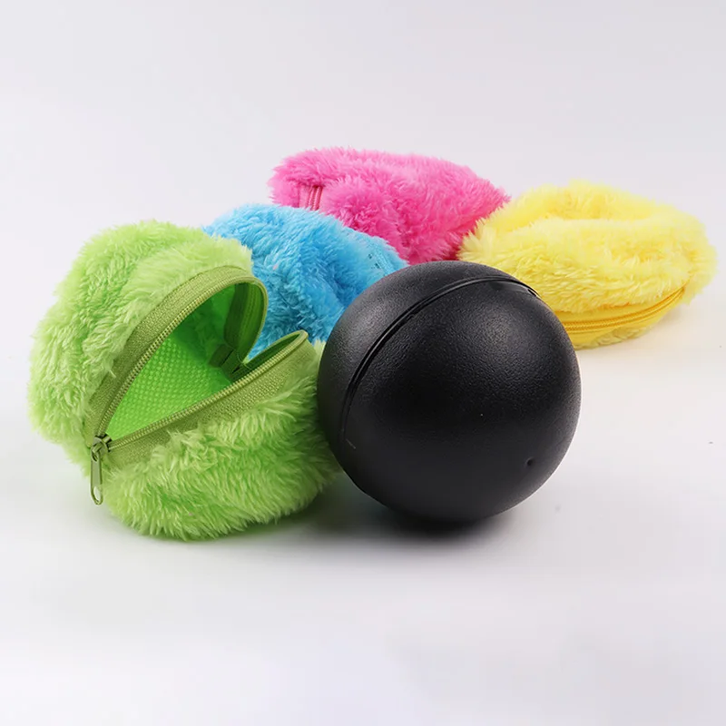 

1 Set Automatic Rolling Vacuum Floor Sweeping Robot Cleaner Microfiber Ball Cleaning With 4Pcs Colorful Cleaning Covers Set HOT