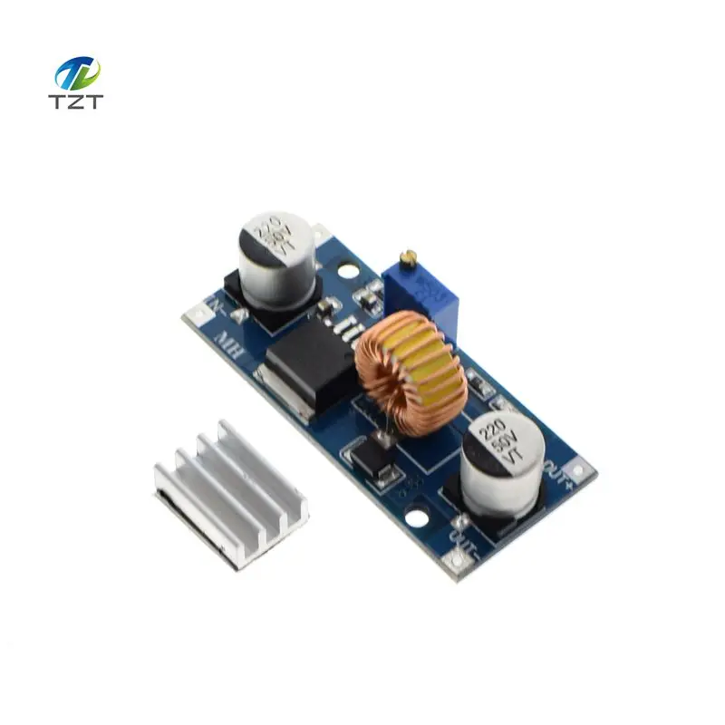 

5A XL4015 DC-DC 4-38V to 1.25-36V 24V 12V 9V 5V Step Down Adjustable Power Supply Module LED Lithium Charger With Heat Sink