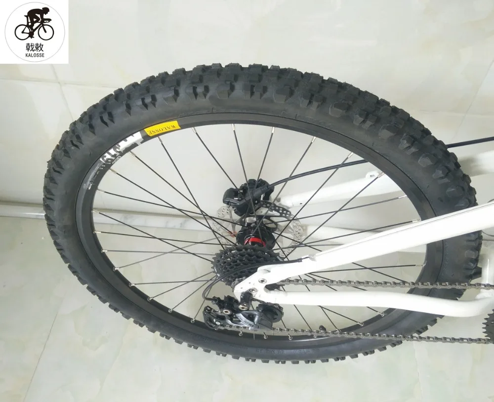 Sale Kalosse Downhill 190 travel mountain bike 24/27/30 speed full suspension 26*2.35er AM/FR Hydraulic brakes 3 Sale Kalosse Downhill 190 travel mountain bike 24/27/30 speed full suspension 26*2.35er AM/FR Hydraulic brakes 3