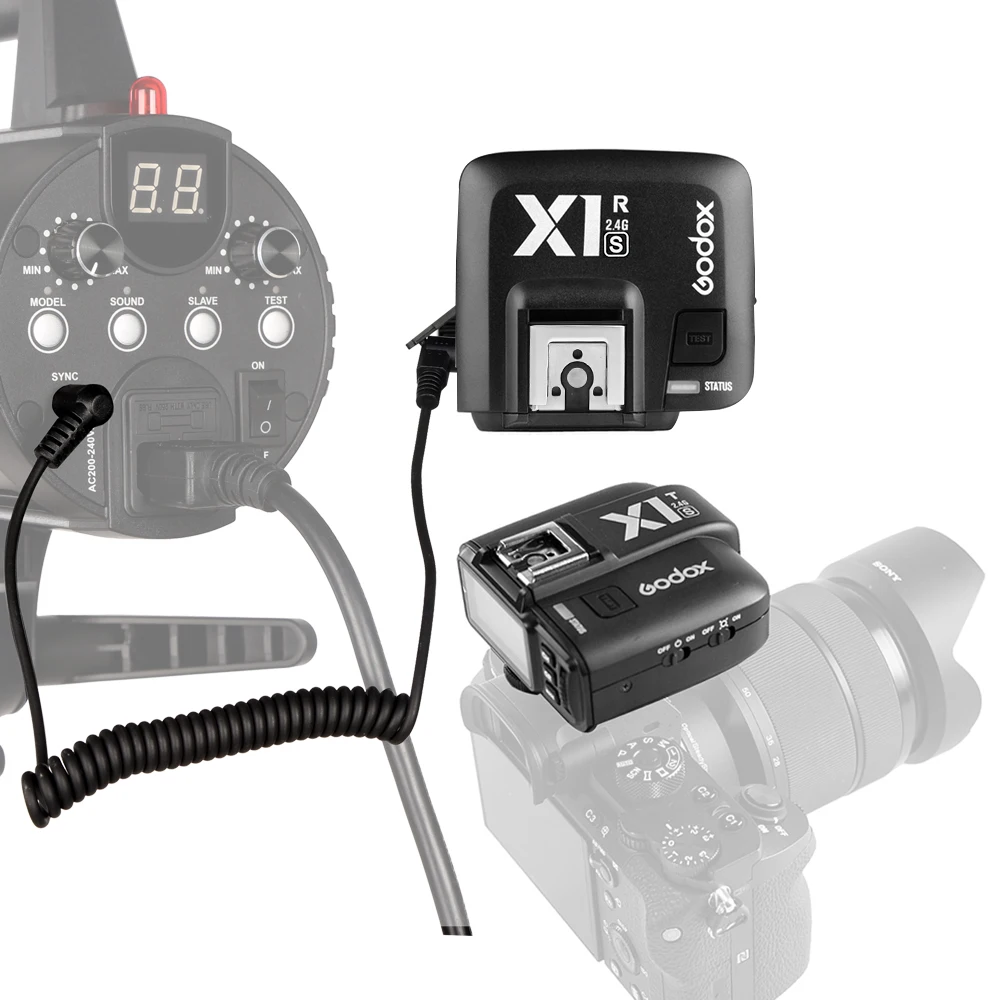 GODOX-X1S-TTL-2-4G-1-8000s-HSS-Wireless-Flash-Trigger-X1T-S-Transmitter-X1R-S