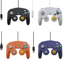USB проводной контроллер Вибрационный амортизатор джойстик для kingd Gamecube для NGC для GC для ПК Компьютерные аксессуары