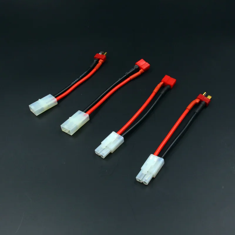 T коннектор Deans образный переходник в большой Tamiya папа мама 14AWG 10 см мягкий