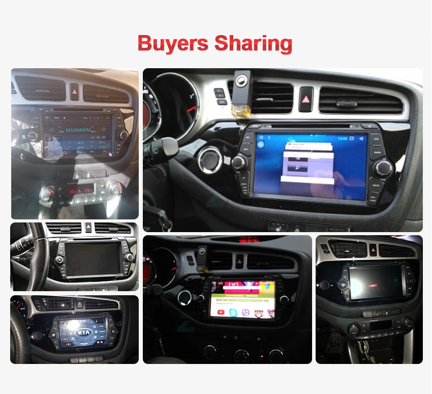Best Android 9.0 CarPlay 2 Din Auto Radio For Kia Ceed 2012-2018 Bluetooth Wifi 8" IPS Display GPS Navigation Audio Video Multimedia 17