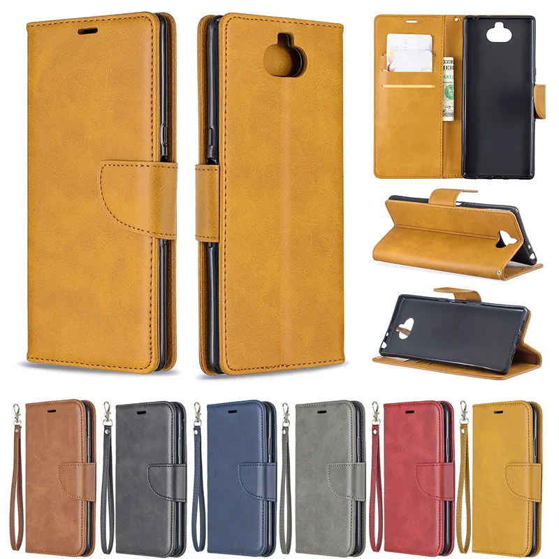 

2019 for Sony Xperia 10 Plus Premium Edition SIM TD-LTE I4293 case for Sony Mermaid I3223 I4213 I3213 Flip Phone leather Cover