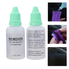 2 бутылки удлинитель для волос 30 мл парики жидкость для удаления клея для кружева парик релиз ленты 998