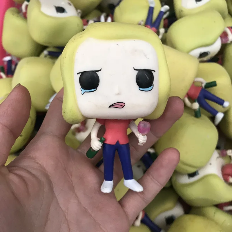 

10pcs/set Imperfect Funko POP Secondhand Rick and Morty - Beth with Wine Glass Vinyl Action Figure Collectible Model Toy