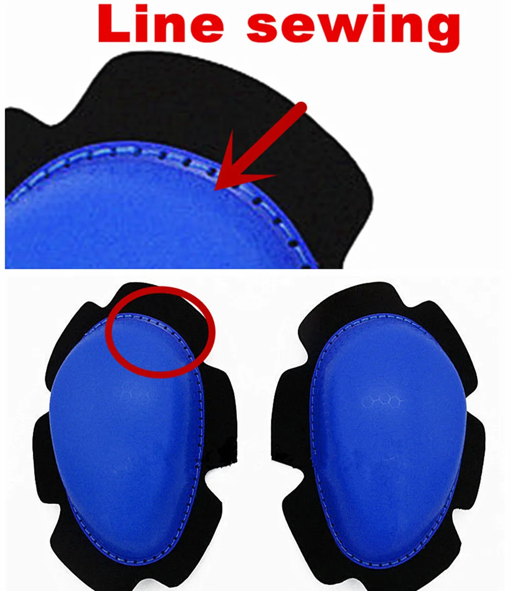 

Blue Universal knee sliders motorcycle protective kneepad Kneepad Sliders