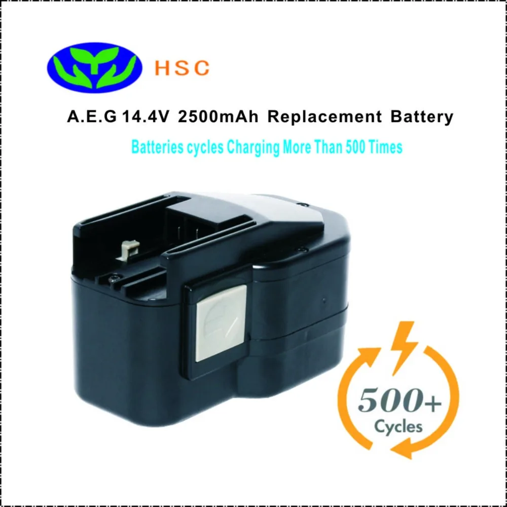 

2.5Ah rechargeable battery pack AEG14.4A NiMh Battery 14.4V Replacement AEG/Miwau 48-11-1000 48-11-1014 48-11-1024 Battery