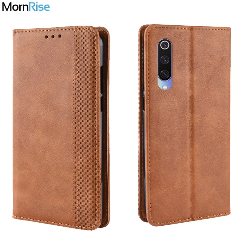 Для Xiami Xiaomi MI 9/9SE/9 lite чехол книжка кошелек винтажный Тонкий Магнитный кожаный флип