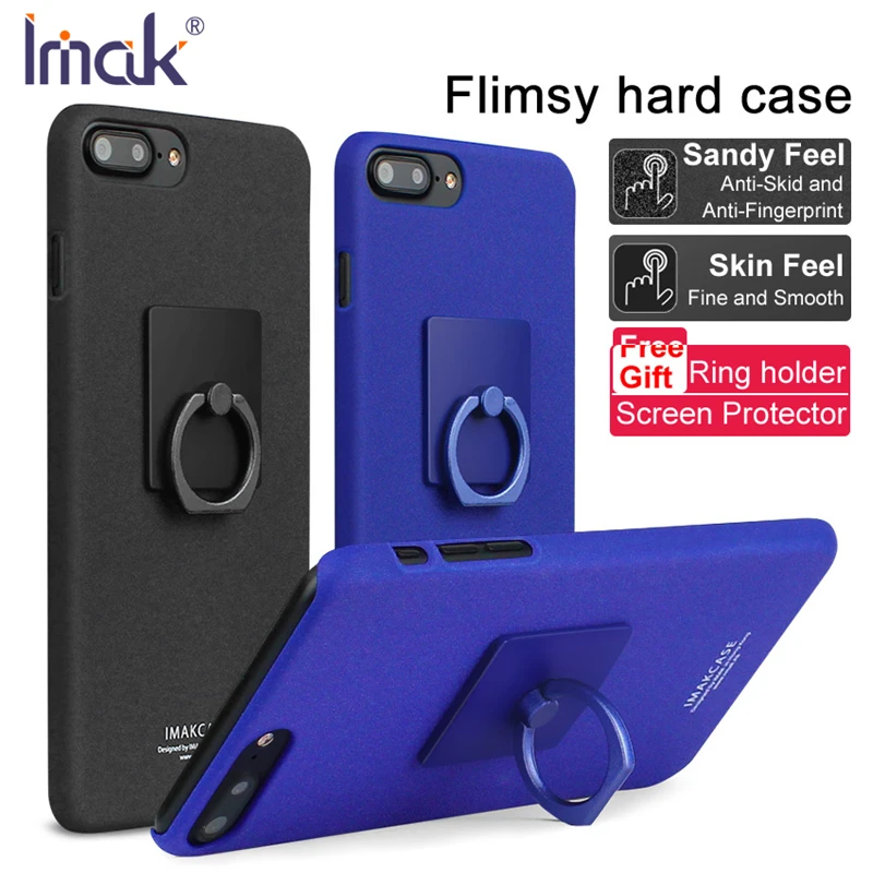 IMAK For iPhone 8 Plus Case Cover Hard PC iPhone8 Protective Shield + Screen Protector |