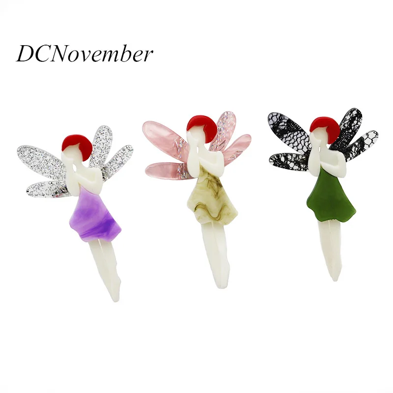 3 Цвета Волшебные броши для девочек Броши заколки женские Акриловые из смолы