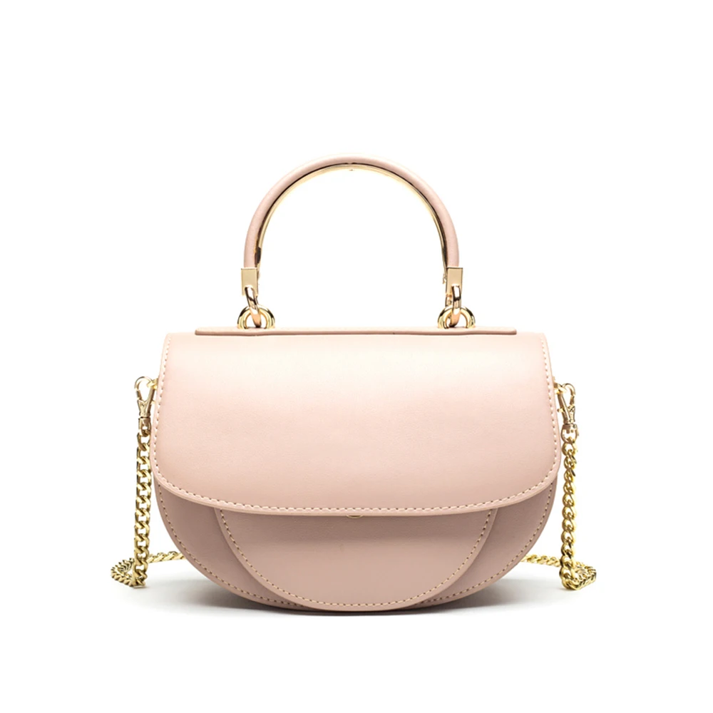

Payot Women Small Saddlle Handbag Crossbody Bags Genuine Leather Ladyies Bags Designner Luxury Top Handle Messenger Bags