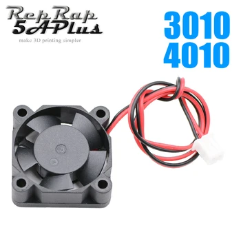 

4010 or 3010 DC Cooling Fan 10pcs 12V / 24V Brushless 2-Wire Cooling Fan For 3D Printer J-head Hotend Extruder