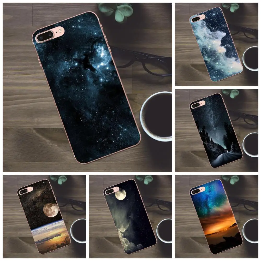 Звездное небо и бесконечность для Apple iPhone 4 4S 5 5C SE 6 6S 7 8 Plus X Galaxy A3 A5 J1 J2 J3 J5 J7 2017 Diy