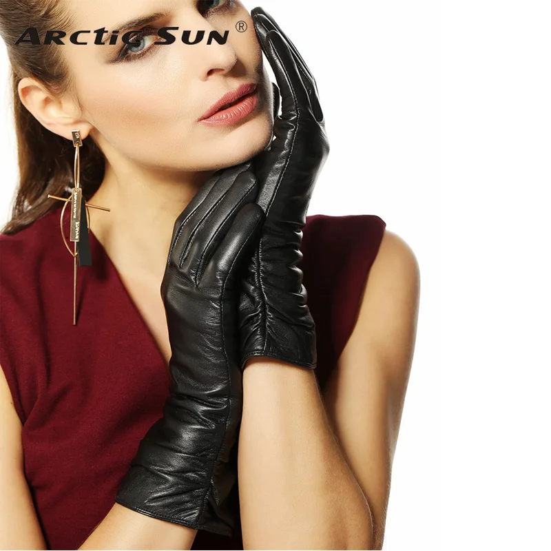 Warmen leather gloves women sheepskin gloves wrist lady Genuine leather gloves fashion wrist winter warm leather gloves Warmen leather gloves women sheepskin gloves wrist lady Genuine leather gloves fashion wrist winter warm leather gloves