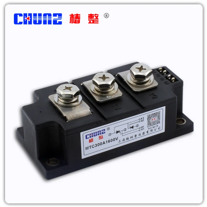 

[ZOB] RELAY Thyristor module MTC300A1600V flat thyristor module - Chunshu rectifier chunz