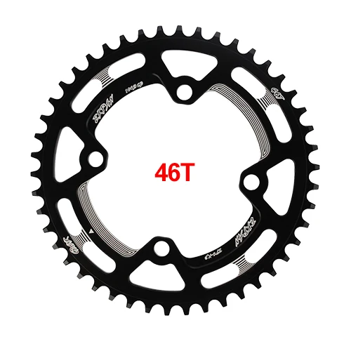 EKFan 104BCD XT круглая форма 30T 32T 34T 36T 38T 40T 42T 44T 46T 48T 50T 52T велосипедная цепь MTB велосипедная цепь - Цвет: 46T Round Black