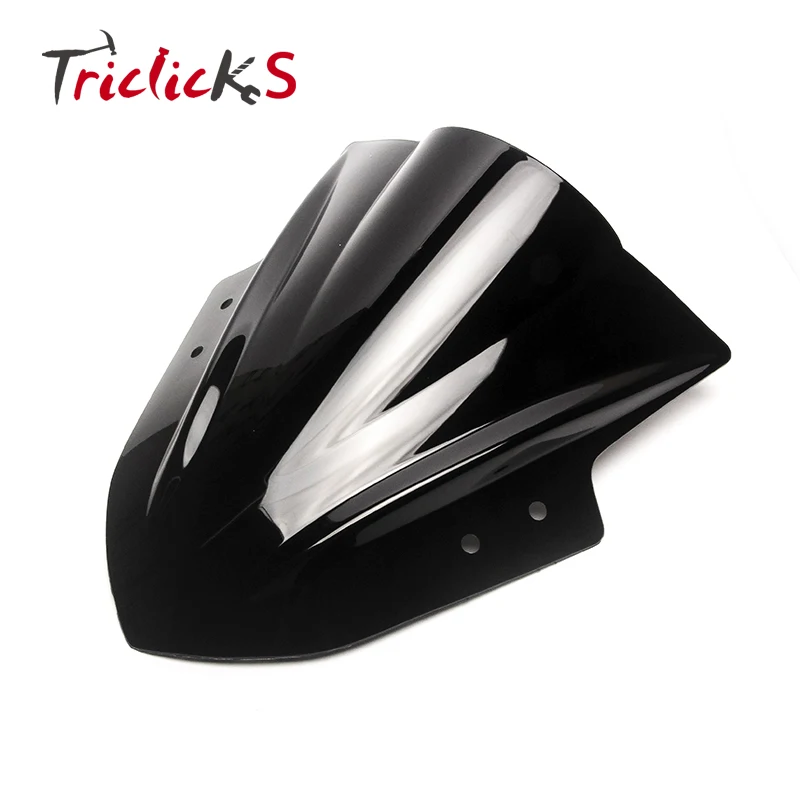 Triclicks мотоцикл лобовое стекло ветер экран треугольник Ветер щит экран для Kawasaki Ninja 300 EX300 2013