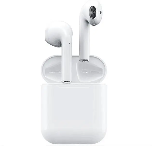 White I12 tws Bluetooth наушники беспроводные наушники с сенсорным управлением наушники 3D объемный звук и зарядный чехол CJXFBXEJ00240 - Цвет: White