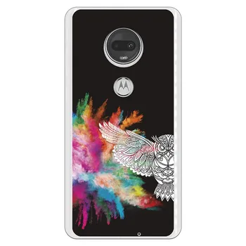 

Stand case costume drawing Owl WP006 for Motorola Moto G7/G7 Plus