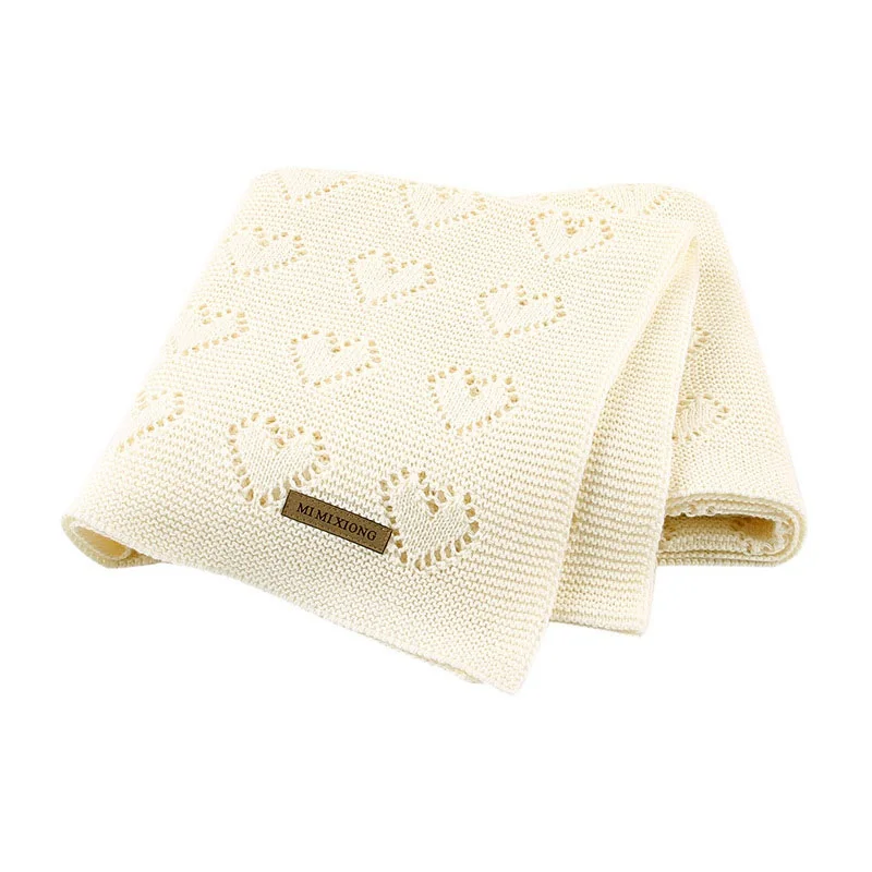MOTOHOOD Baby Blankets Knitted Newborn Swaddle Wrap Soft Toddler Sofa Crib Bedding Quilt Winter Autumn Baby Stroller Blanket