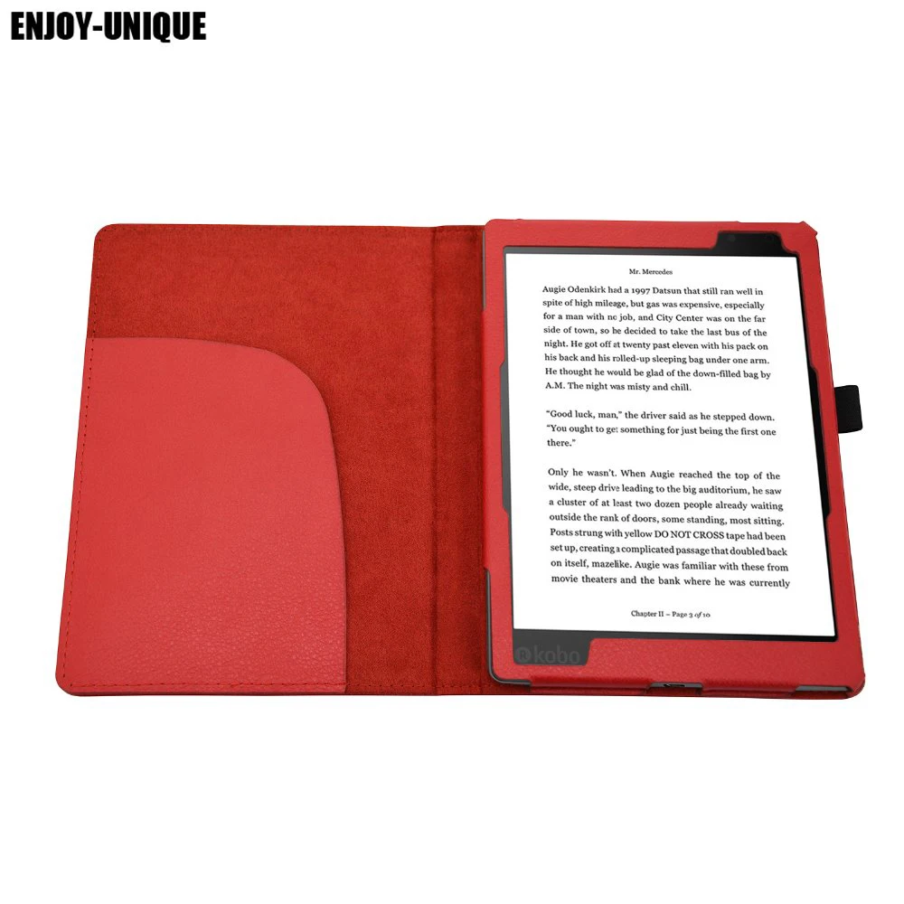 Funda para 2016 KOBO Aura One 7,8 pulgadas manga funda para E book ereader con activación