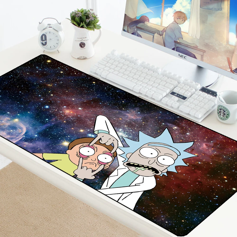 Rick And Morty Mouse Pad Anime Anti-slip Rubber Laptop Mat Desk Table Mousepad Gamer Laptop Large G