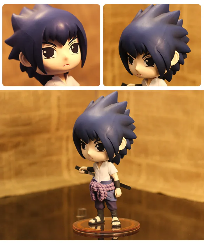 19cm NARUTO Uchiha Sasuke Q version Hand sword action figure model toy ... - 19cm NARUTO Uchiha Sasuke Q Version HanD SworD Action Figure MoDel Toy Anime Cartoon Xmas Gift