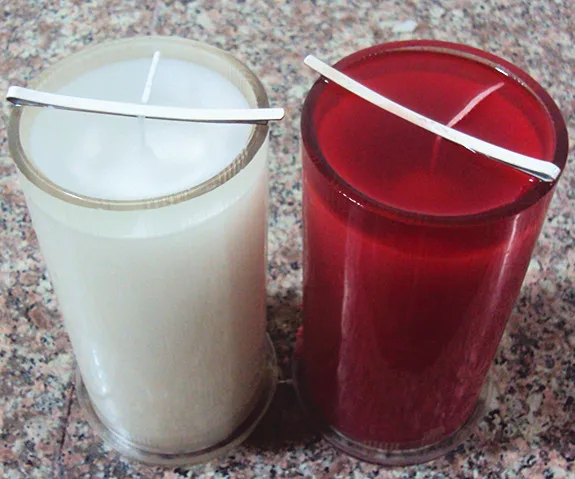 Diy Плесень простая ручка плед полосатый формы для свечей Высота 14,5 см диаметр 7 см