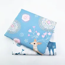 50X40 см, хлопковая ткань для платья с милым рисунком, стеганая ткань для рукоделия, ткань для шитья, рукоделия, материал для детей