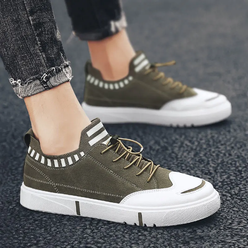 

spring and autumn new men's shoes Korean version of the trend of wild flat shoes casual canvas shoes breathable tide shoes men