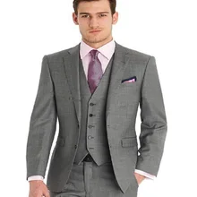 Новое поступление best темно-серый свежий шерстяной костюм дешевые Для мужчин костюмы мода мужские костюмы Свадебные Жених Смокинги женихов Для мужчин платье