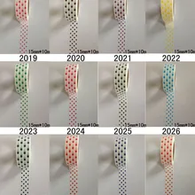 2291! Узоры декоративные decorative tape лента DIY Смешанная точка/цветок/сетка разноцветная клейкая лента в японском стиле лента печати 30 шт./партия