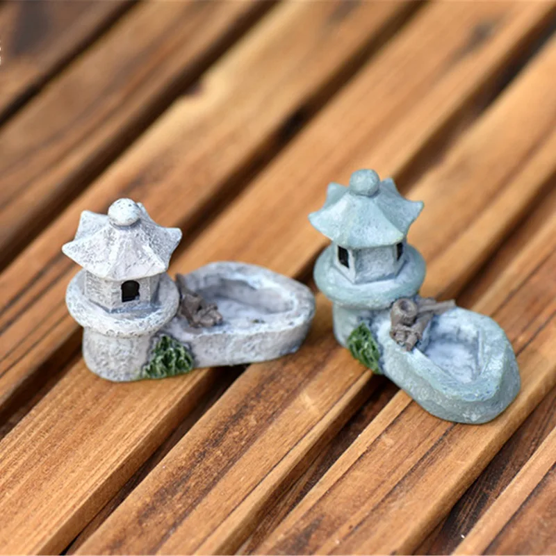 1pcs-Vintage-Artificial-Pool-Tower-Miniature-House-Fairy-Garden-Home-Decoration-Mini-Craft-Micro-Landscaping-Decor