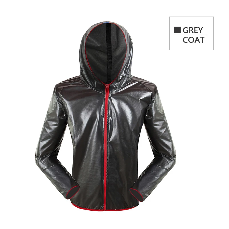 Водонепроницаемая велосипедная Джерси с длинным рукавом, плащ, ветровка, дождевик, ветрозащитная велосипедная одежда, MTB, мужская, женская велосипедная куртка - Цвет: Dark grey coat