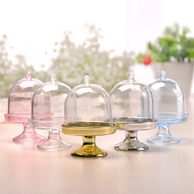1 шт кавайный прозрачный пластиковый поднос коробка для конфет DIY Свадебная